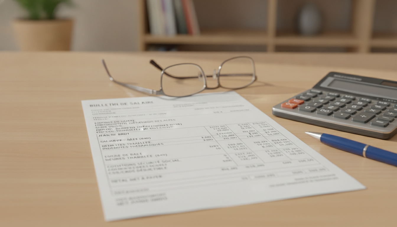 Ã€ quoi ressemble un bulletin de salaire en mi-temps thÃ©rapeutique ?